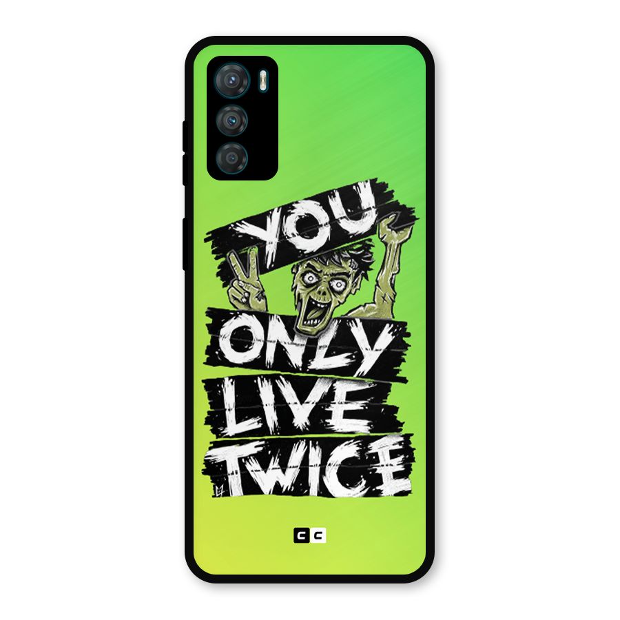 Yolo Zombie Metal Back Case for Moto G42