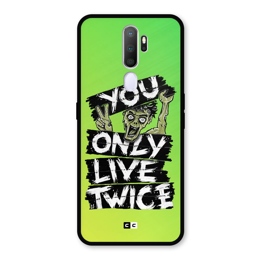 Yolo Zombie Metal Back Case for Oppo A9 (2020)