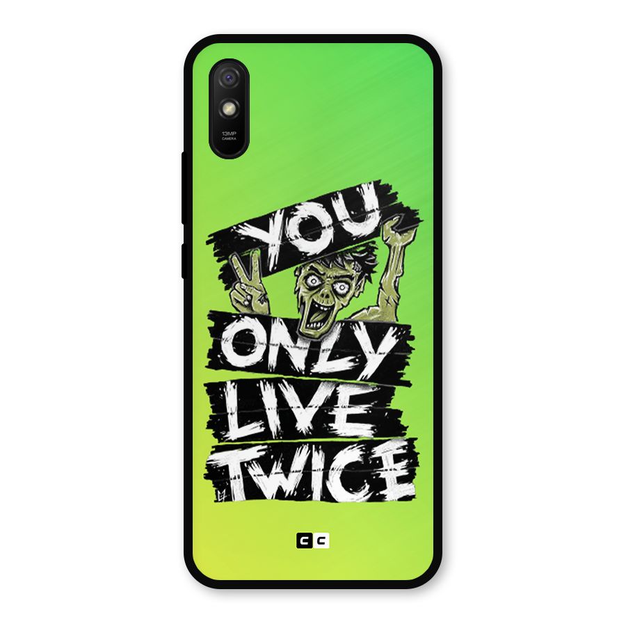 Yolo Zombie Metal Back Case for Redmi 9a