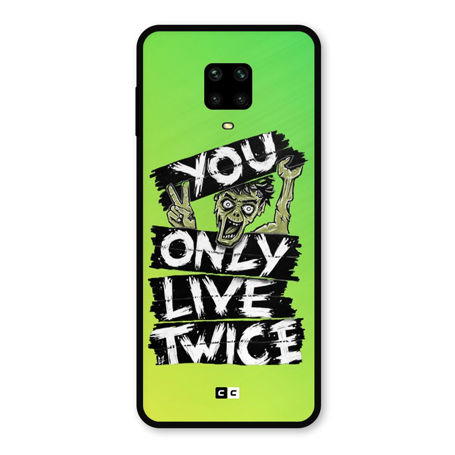 Yolo Zombie Metal Back Case for Redmi Note 9 Pro Max