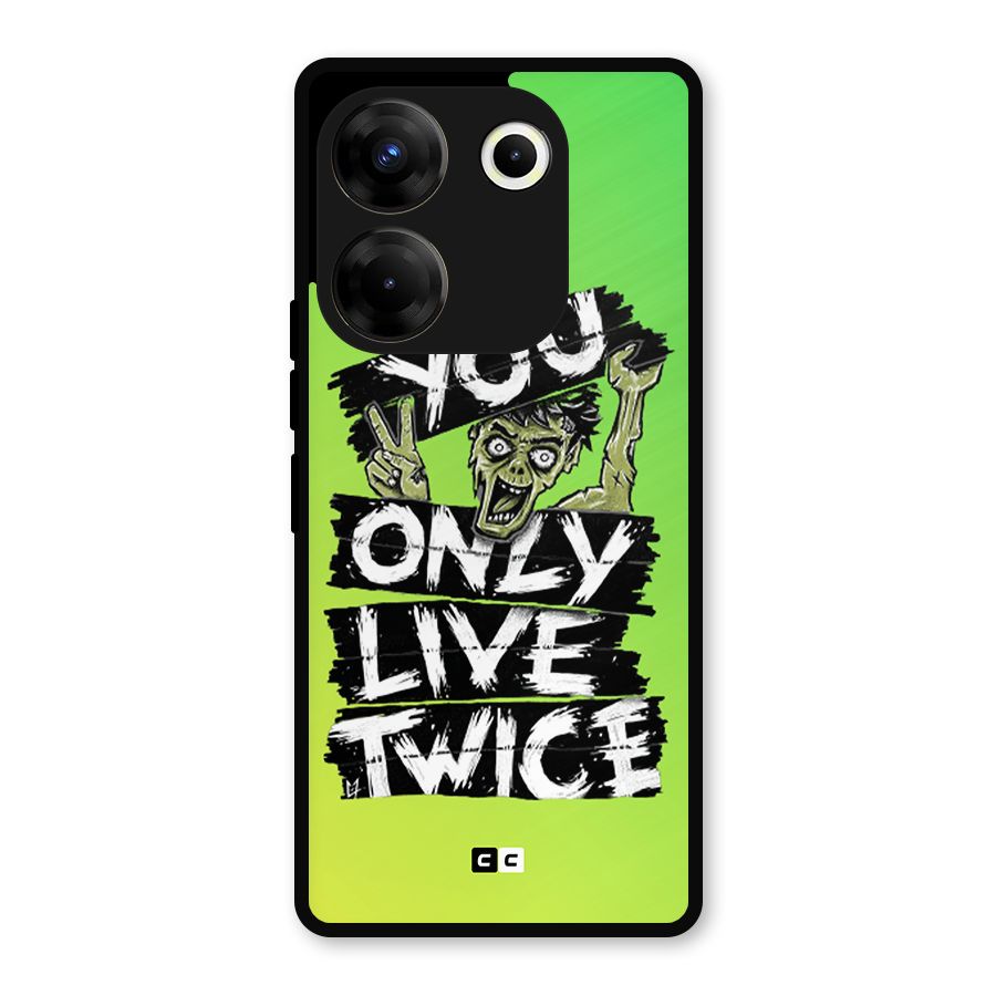Yolo Zombie Metal Back Case for Tecno Camon 20
