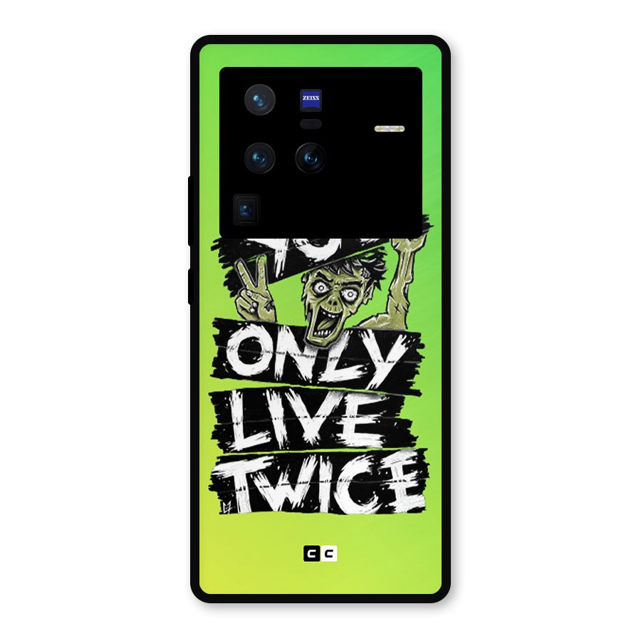Yolo Zombie Metal Back Case for Vivo X80 Pro