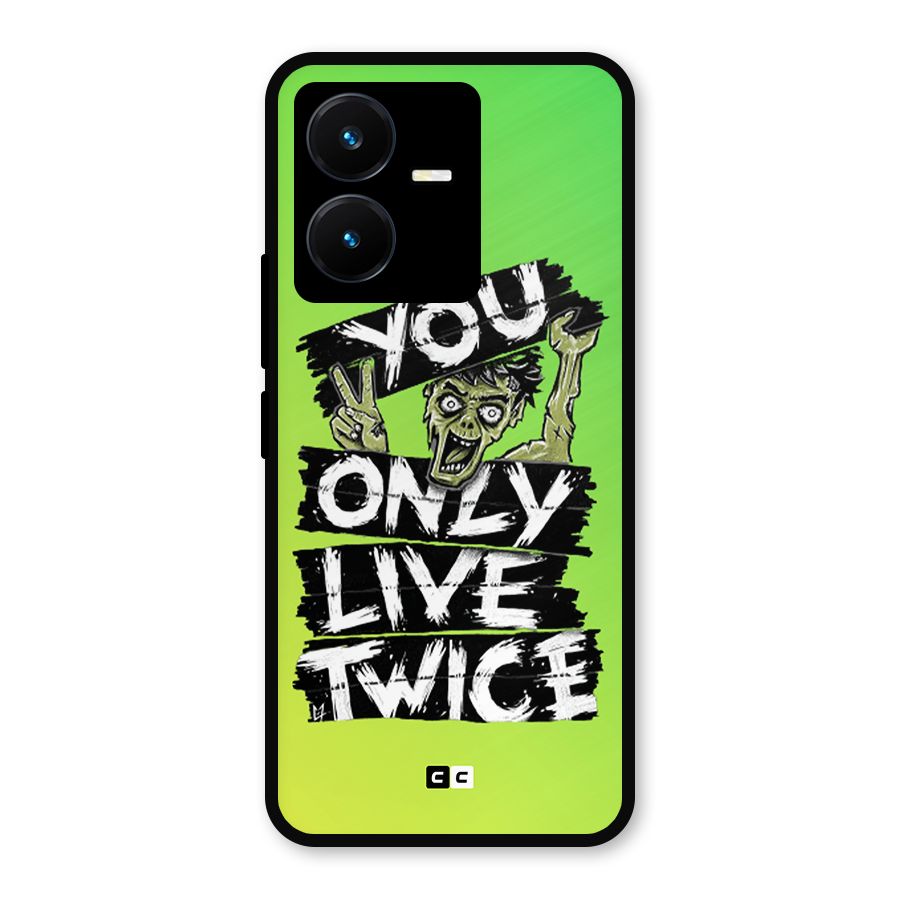 Yolo Zombie Metal Back Case for Vivo Y22