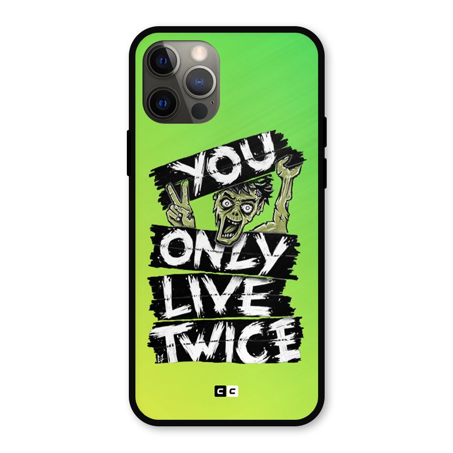 Yolo Zombie Metal Back Case for iPhone 12 Pro
