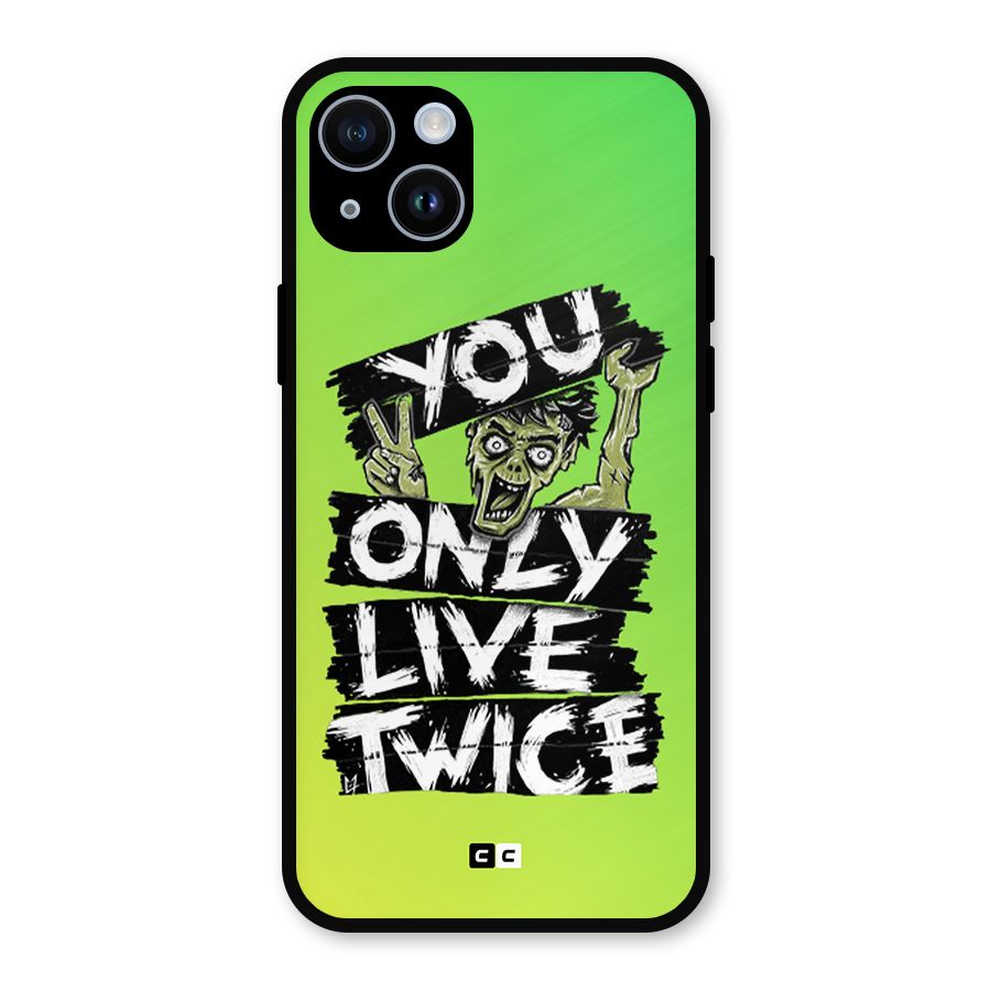 Yolo Zombie Metal Back Case for iPhone 14