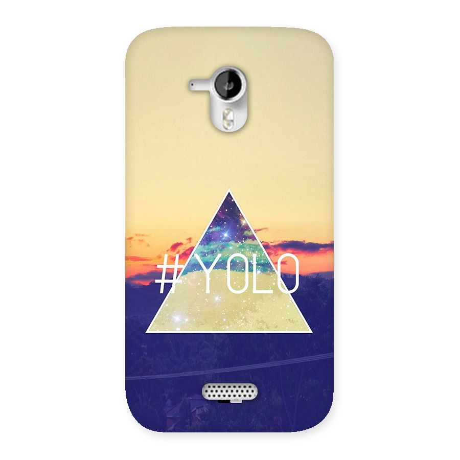 Yolo illuminati Back Case for Canvas HD A116