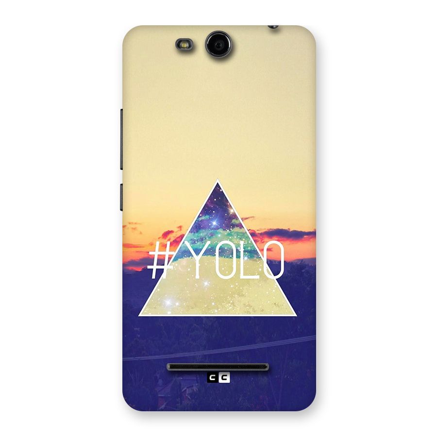 Yolo illuminati Back Case for Canvas Juice 3 Q392