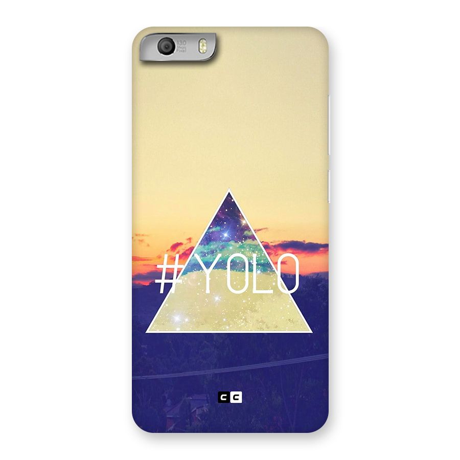 Yolo illuminati Back Case for Canvas Knight 2