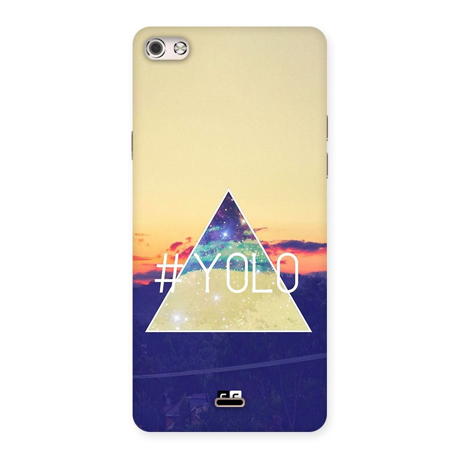 Yolo illuminati Back Case for Canvas Silver 5