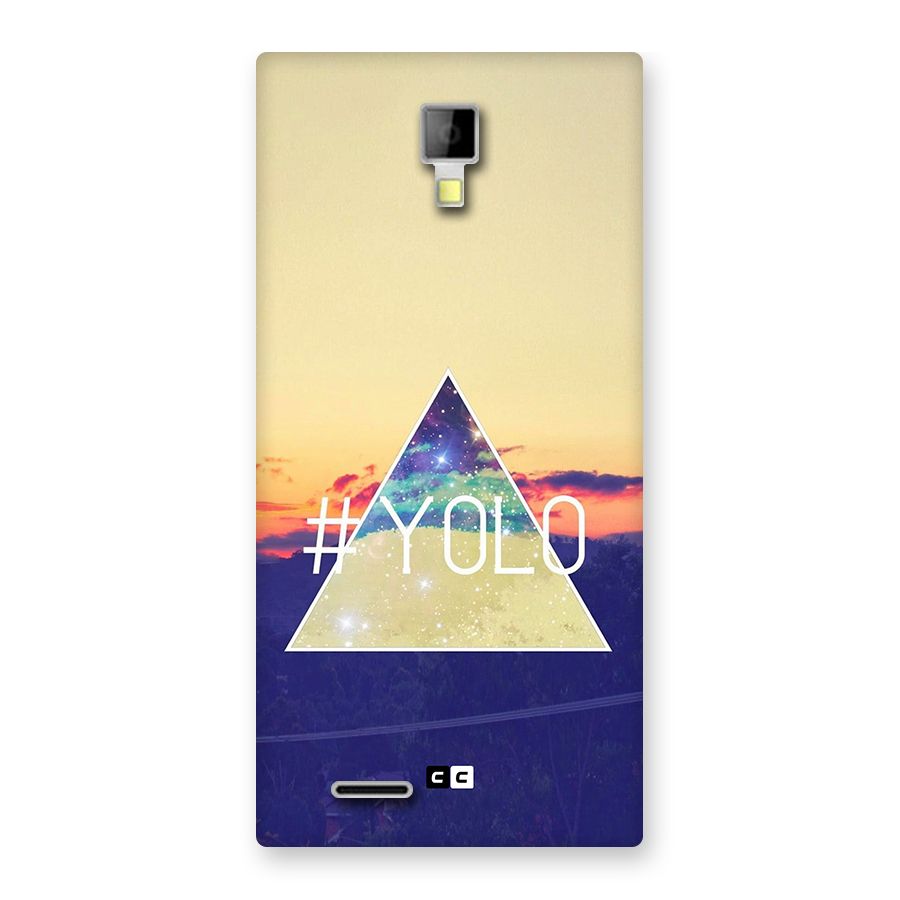 Yolo illuminati Back Case for Canvas Xpress A99