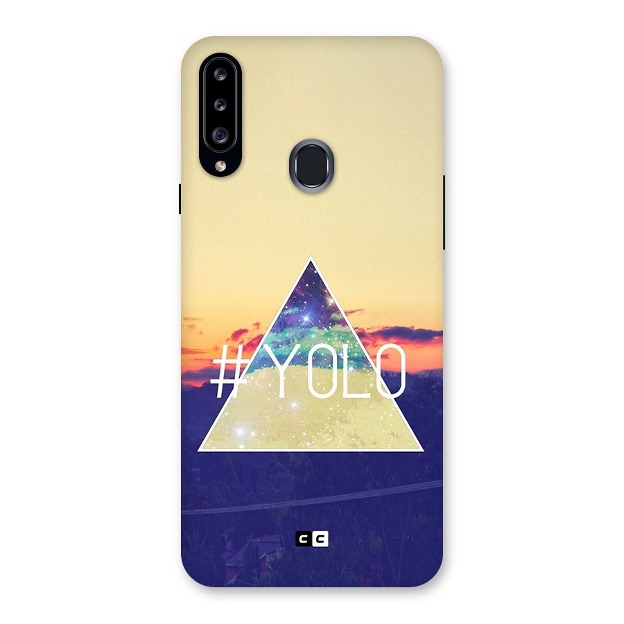 Yolo illuminati Back Case for Galaxy A20s