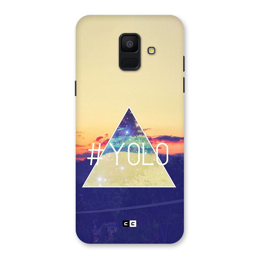 Yolo illuminati Back Case for Galaxy A6 (2018)