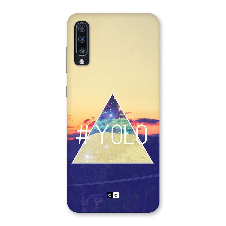 Yolo illuminati Back Case for Galaxy A70