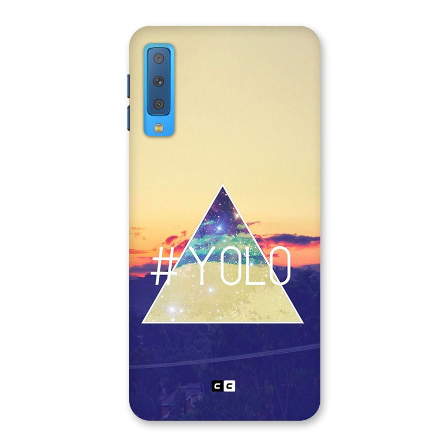 Yolo illuminati Back Case for Galaxy A7 (2018)