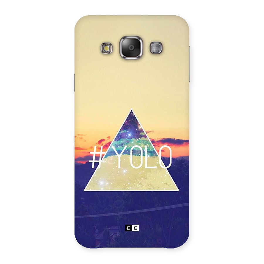 Yolo illuminati Back Case for Galaxy E7