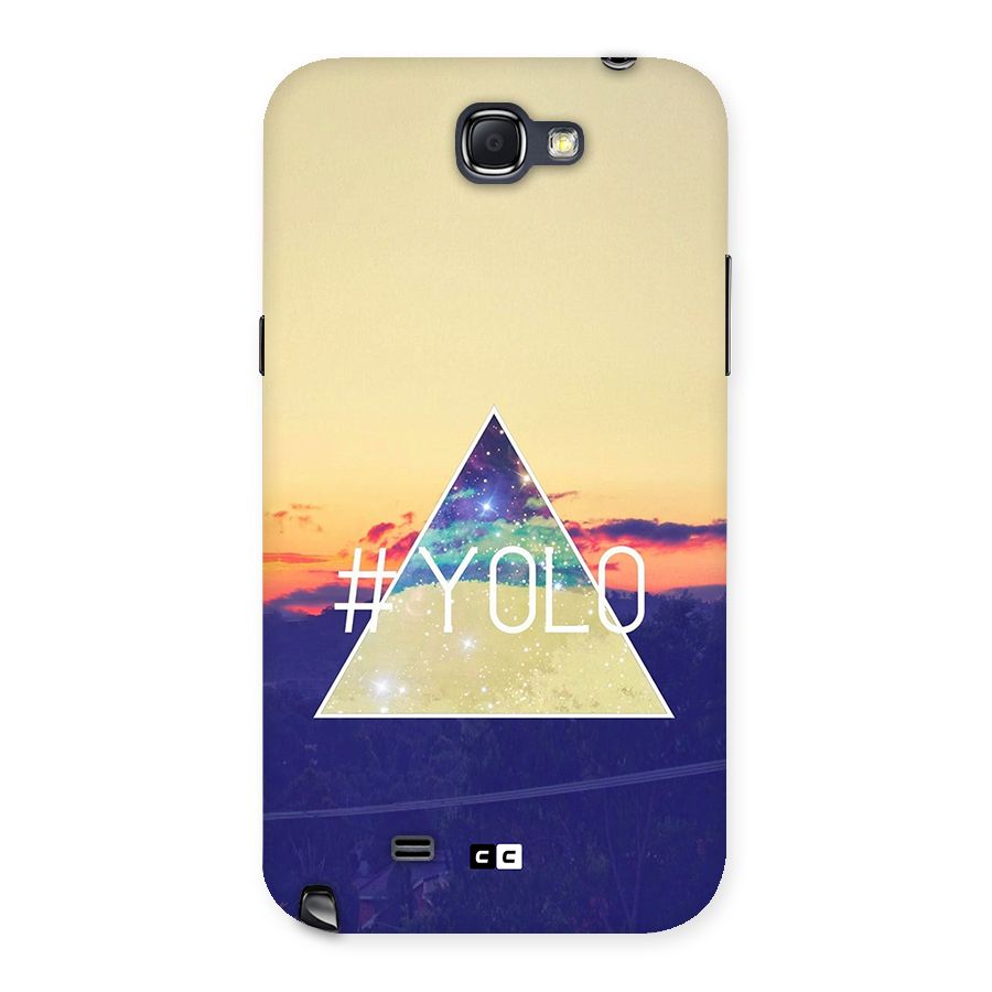 Yolo illuminati Back Case for Galaxy Note 2