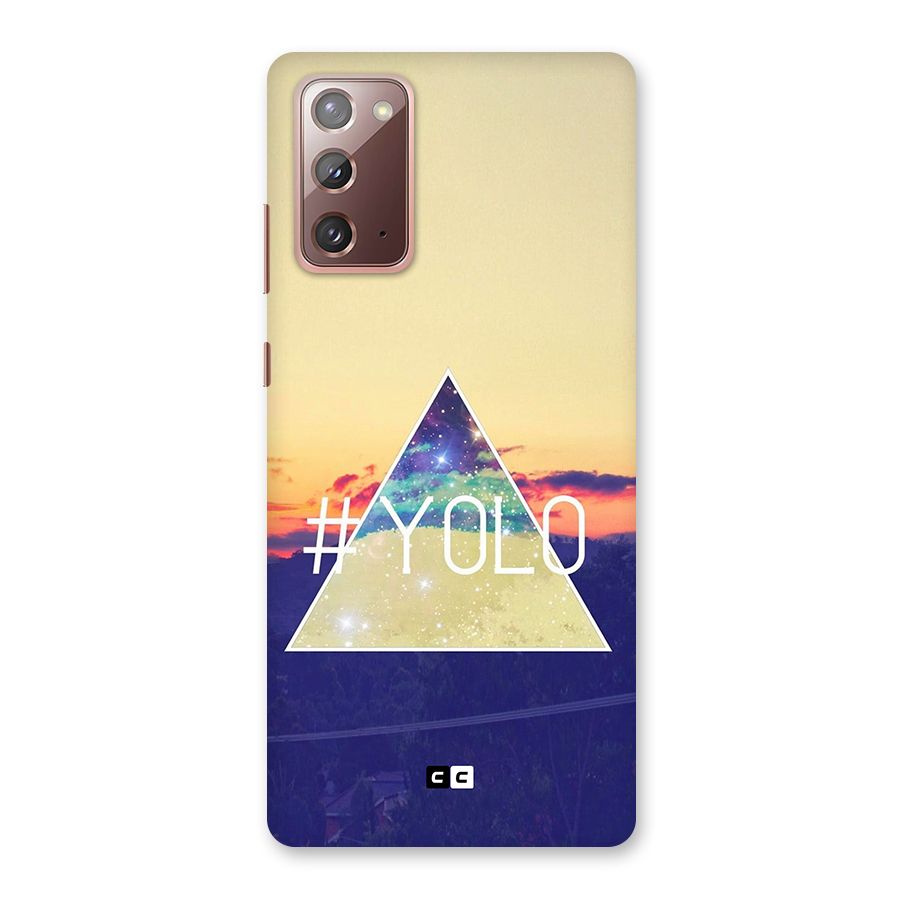 Yolo illuminati Back Case for Galaxy Note 20