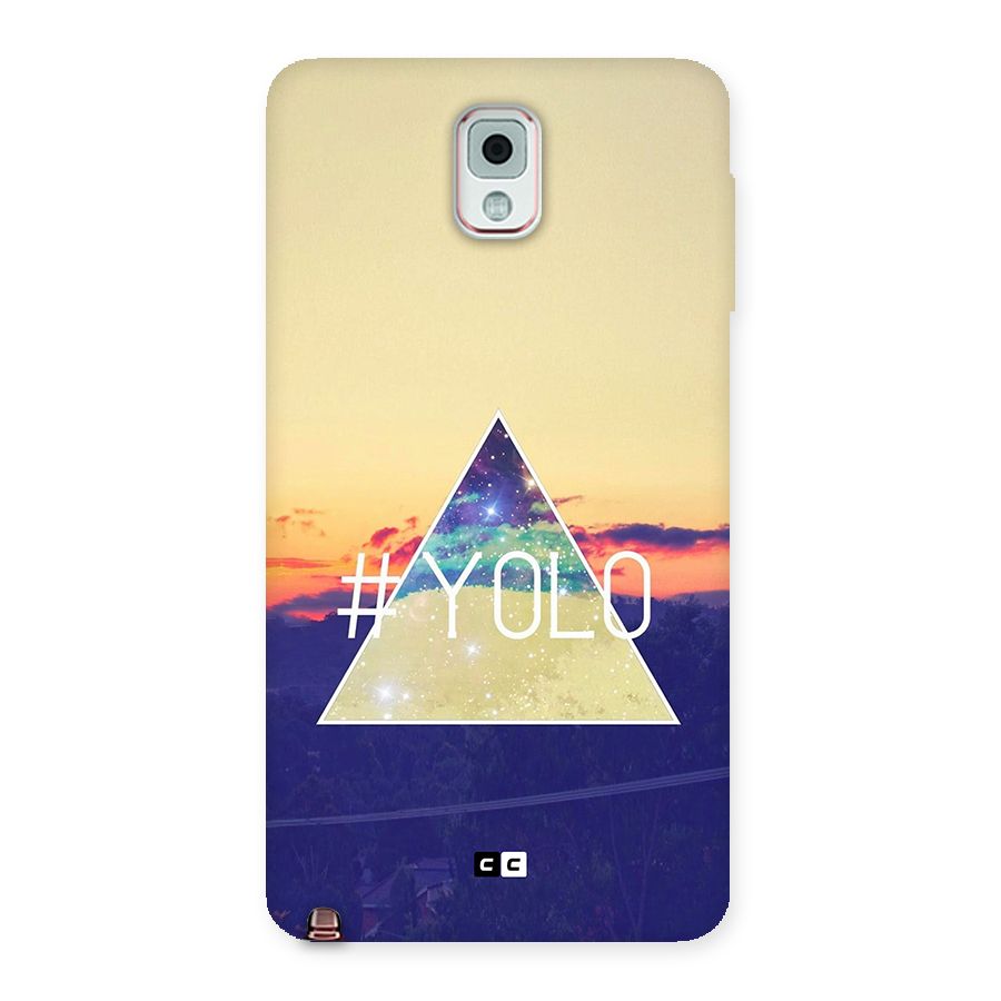 Yolo illuminati Back Case for Galaxy Note 3