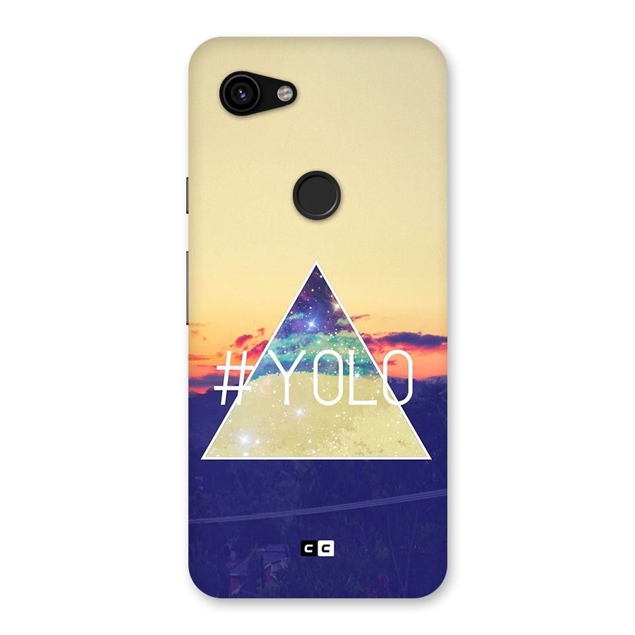 Yolo illuminati Back Case for Google Pixel 3a