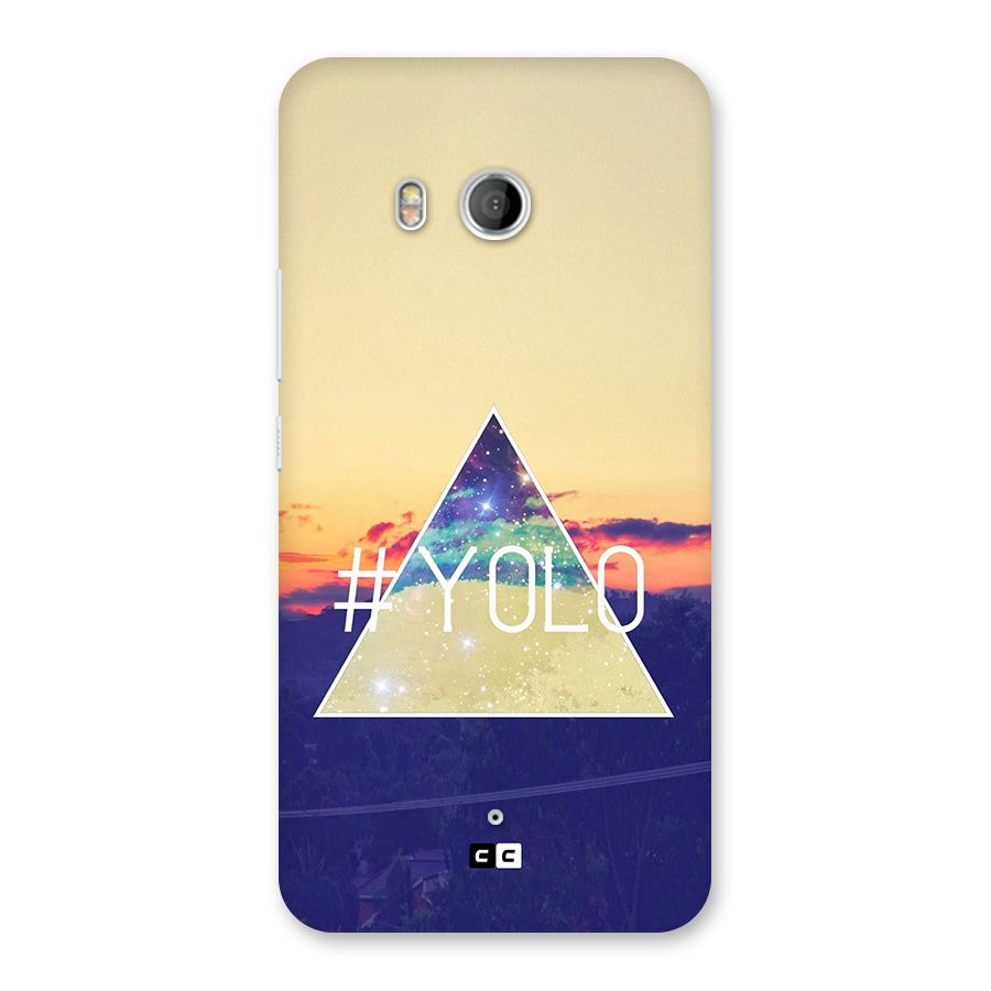 Yolo illuminati Back Case for HTC U11
