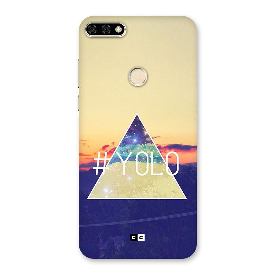 Yolo illuminati Back Case for Honor 7A