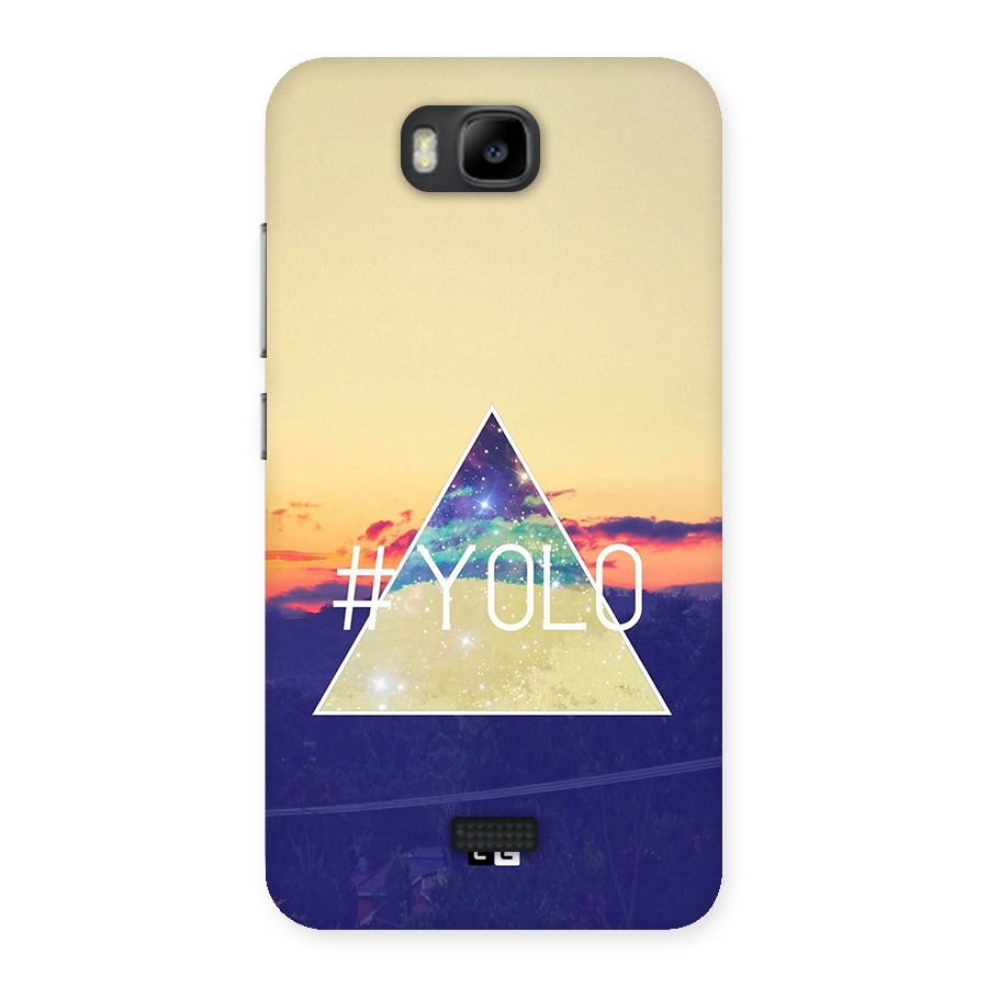 Yolo illuminati Back Case for Honor Bee