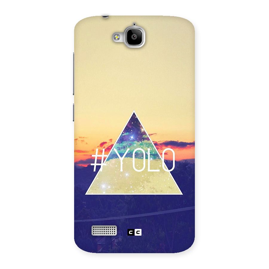 Yolo illuminati Back Case for Honor Holly