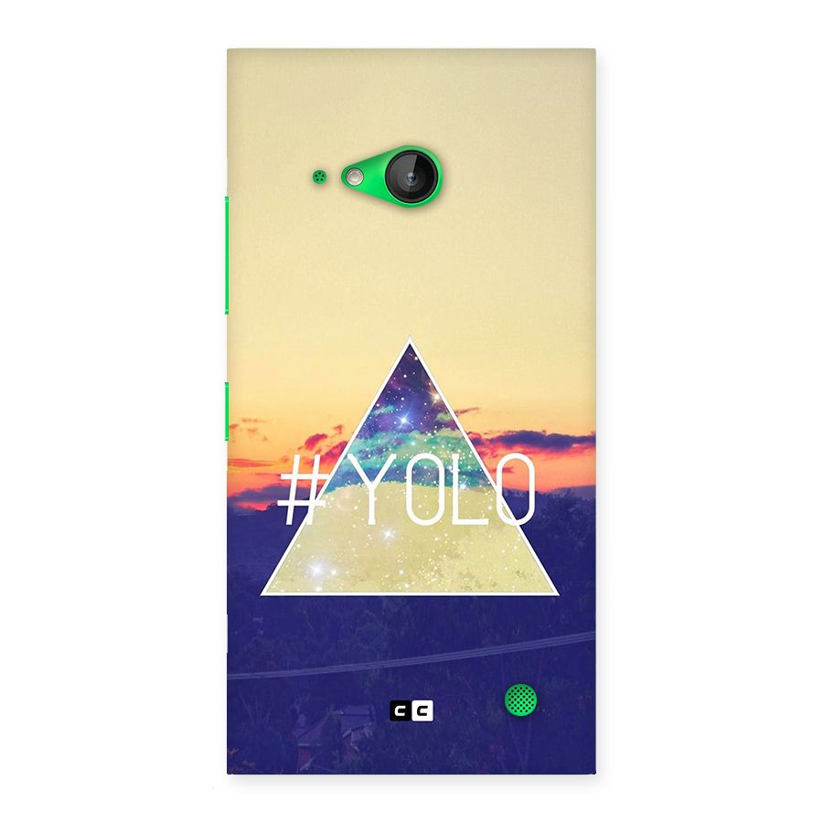Yolo illuminati Back Case for Lumia 730