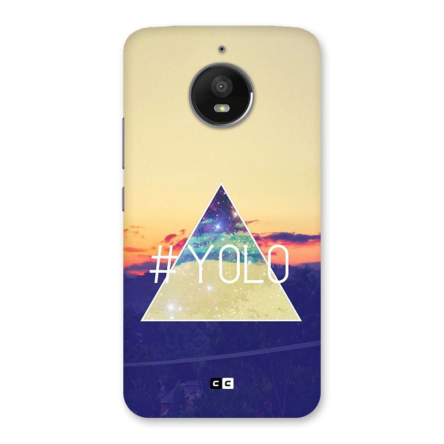 Yolo illuminati Back Case for Moto E4 Plus
