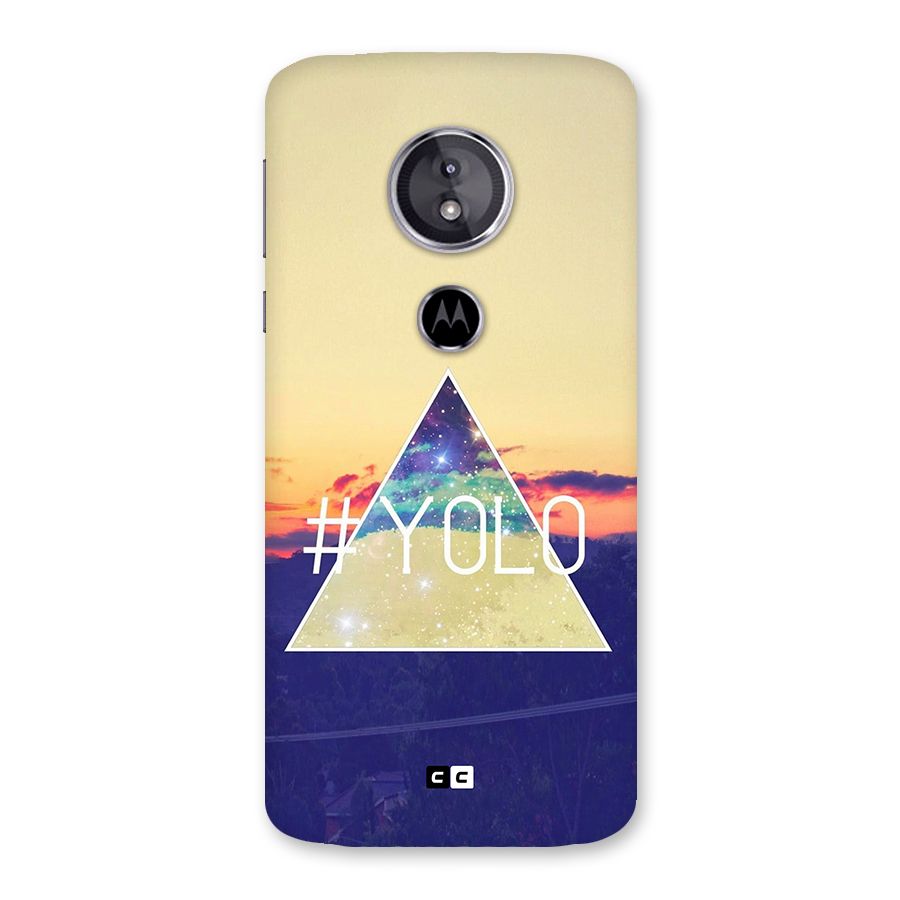 Yolo illuminati Back Case for Moto E5