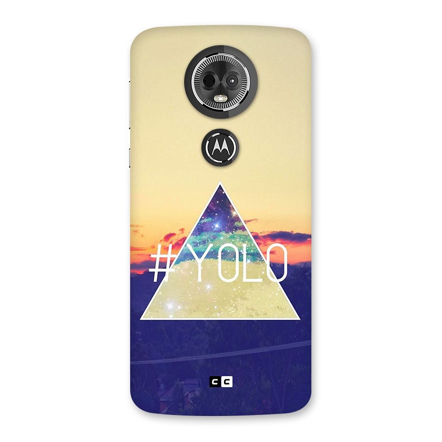 Yolo illuminati Back Case for Moto E5 Plus