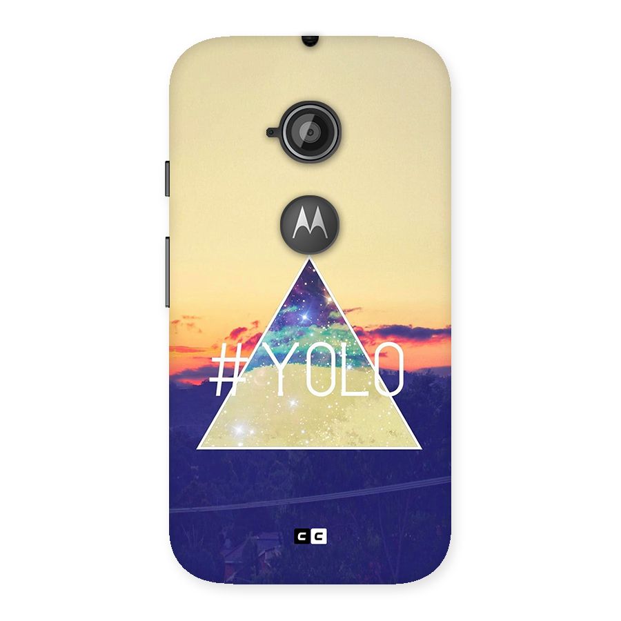 Yolo illuminati Back Case for Moto E 2nd Gen