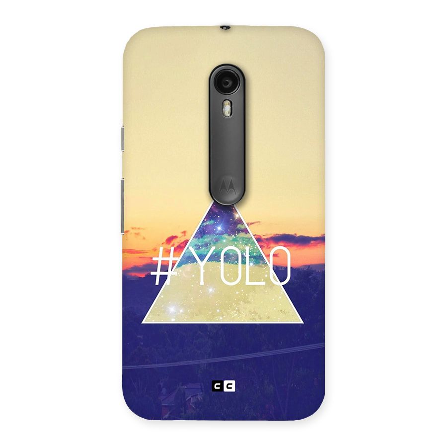 Yolo illuminati Back Case for Moto G3