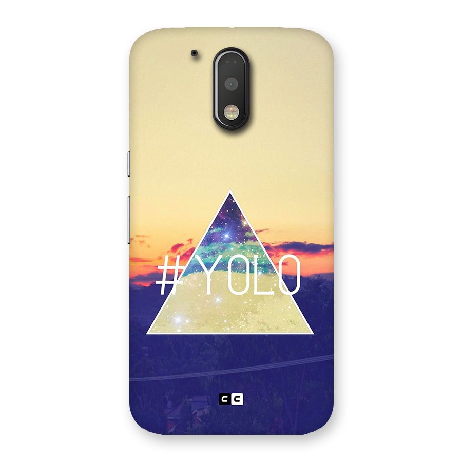 Yolo illuminati Back Case for Moto G4
