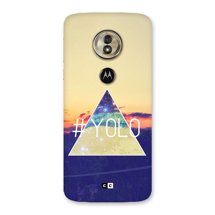 Yolo illuminati Back Case for Moto G6 Play