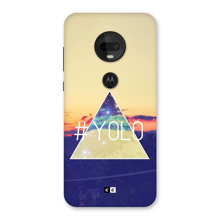 Yolo illuminati Back Case for Moto G7