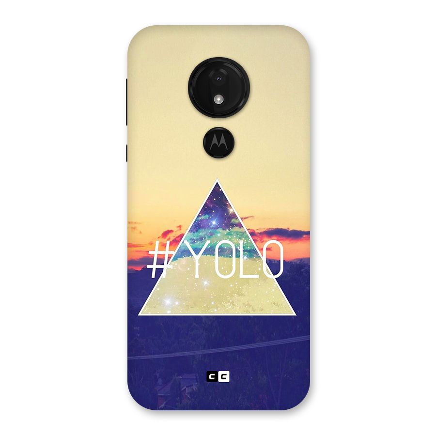 Yolo illuminati Back Case for Moto G7 Power