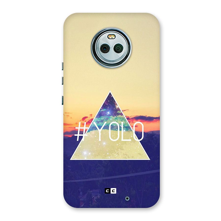 Yolo illuminati Back Case for Moto X4