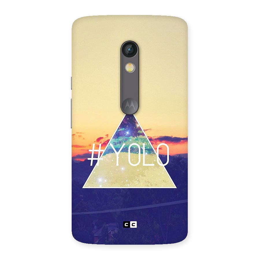 Yolo illuminati Back Case for Moto X Play