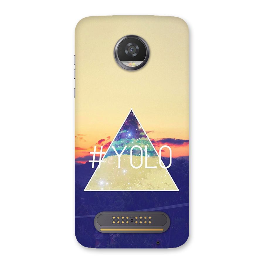 Yolo illuminati Back Case for Moto Z2 Play