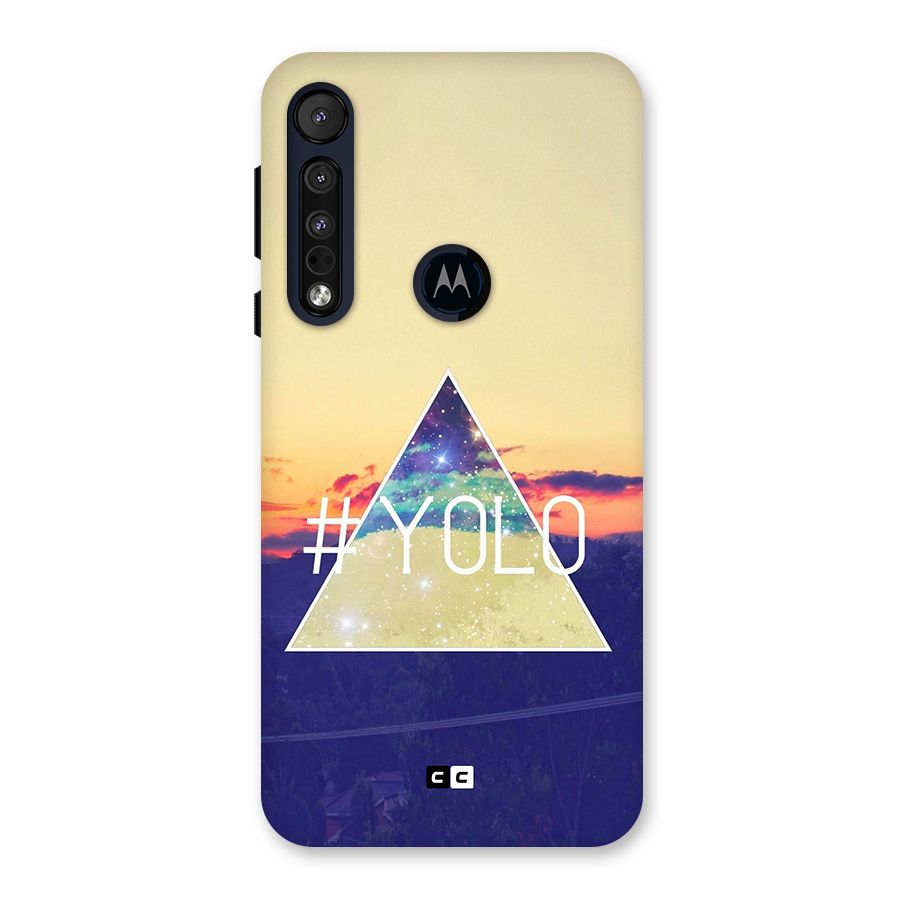 Yolo illuminati Back Case for Motorola One Macro