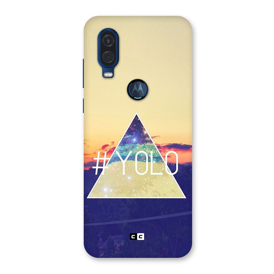 Yolo illuminati Back Case for Motorola One Vision