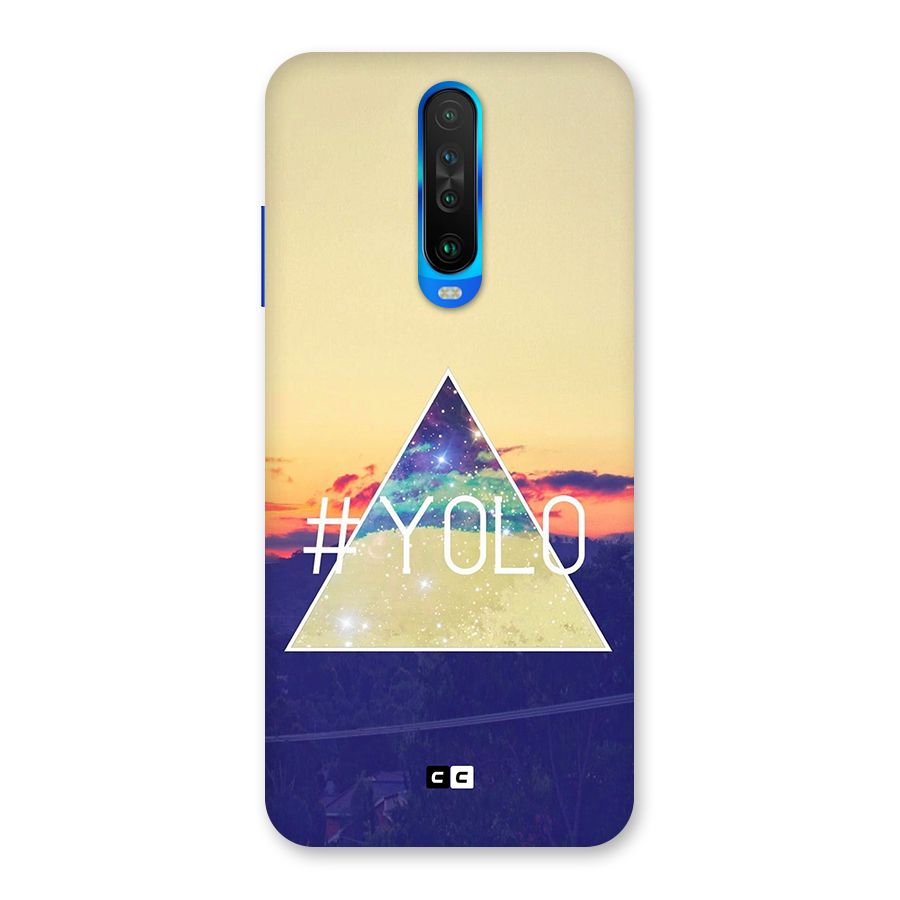 Yolo illuminati Back Case for Poco X2