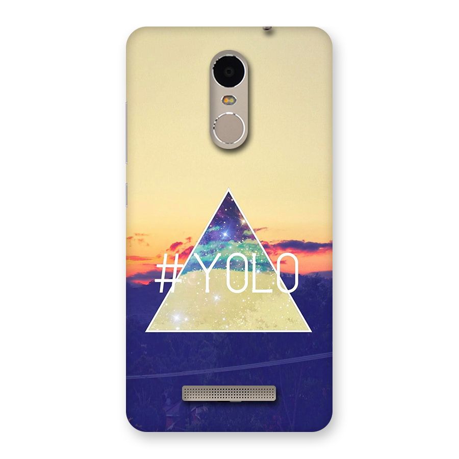 Yolo illuminati Back Case for Redmi Note 3