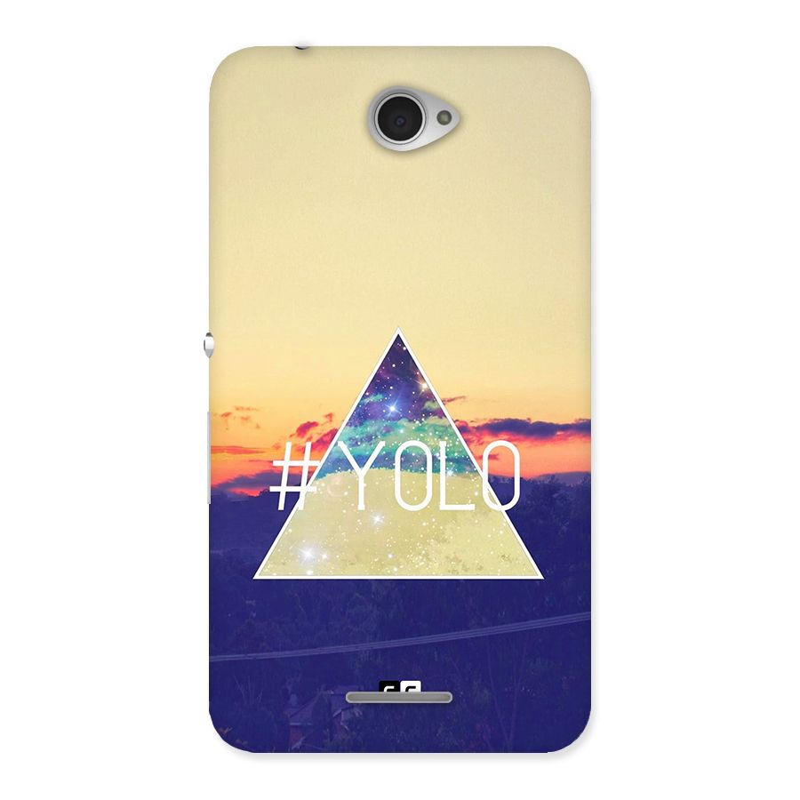 Yolo illuminati Back Case for Xperia E4