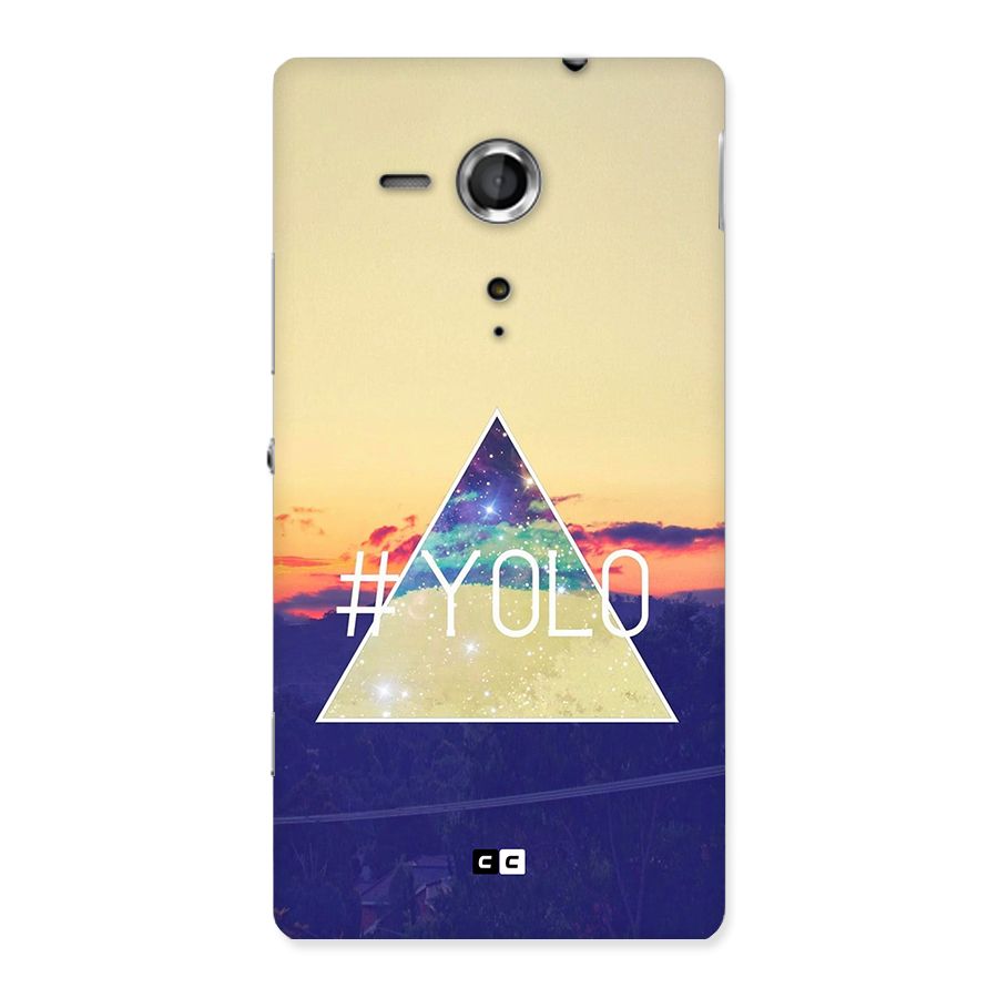 Yolo illuminati Back Case for Xperia Sp