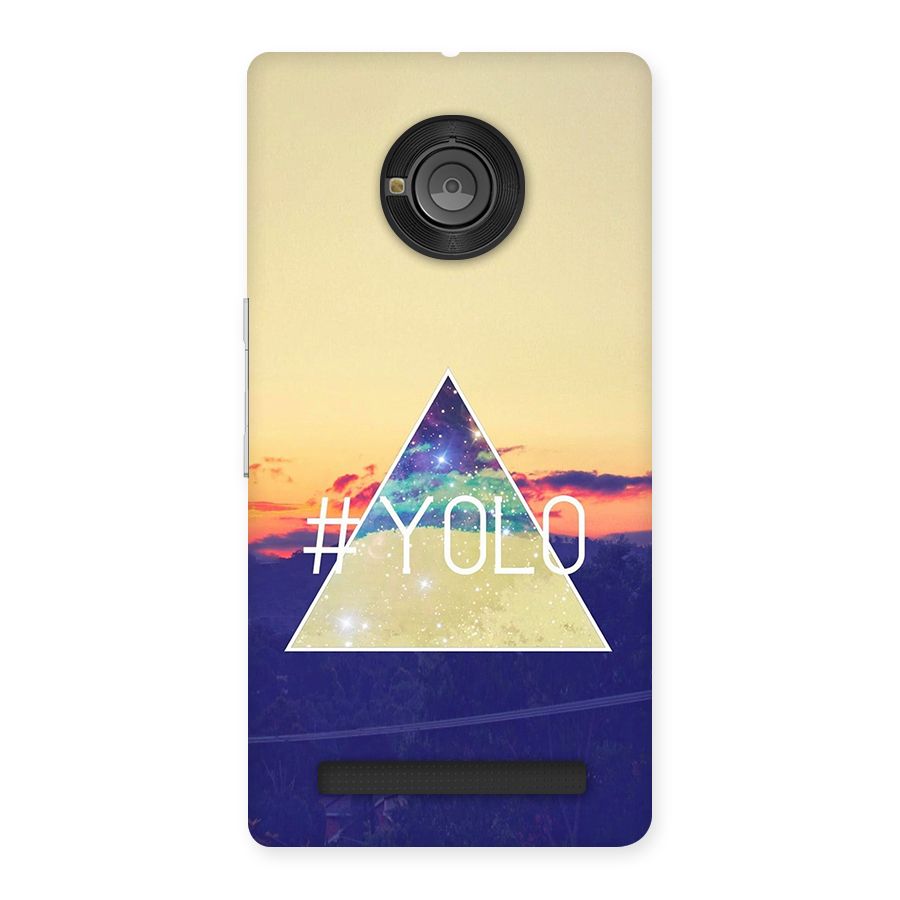 Yolo illuminati Back Case for Yunique