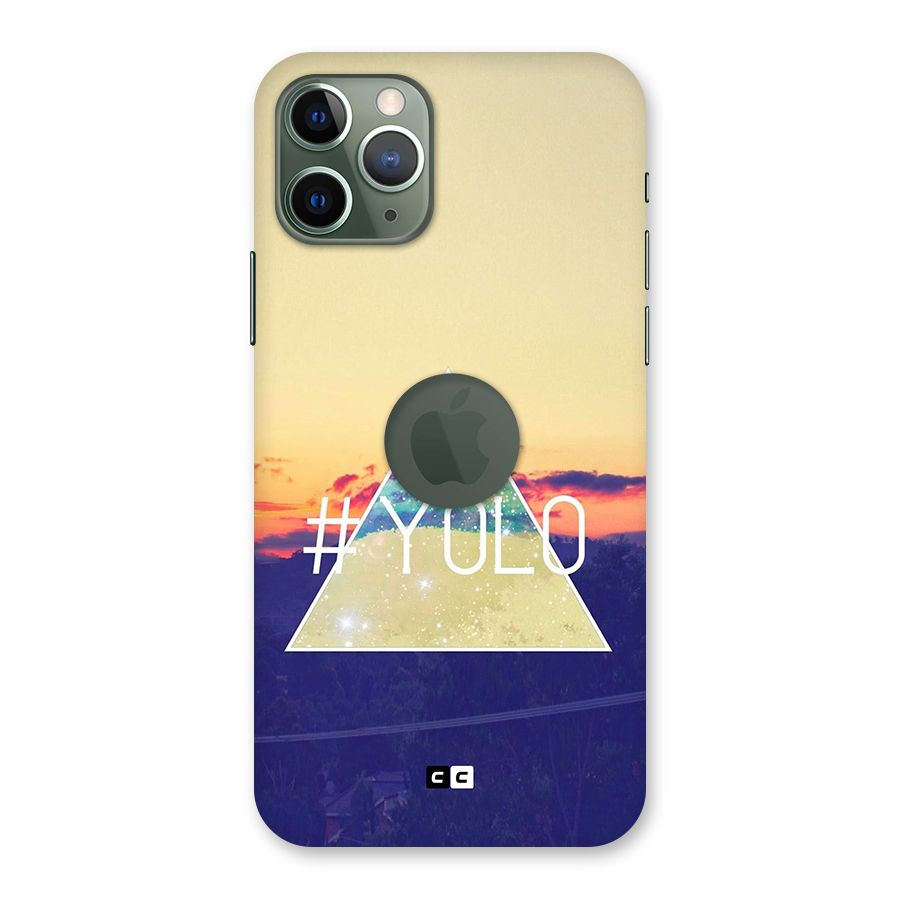 Yolo illuminati Back Case for iPhone 11 Pro Logo Cut