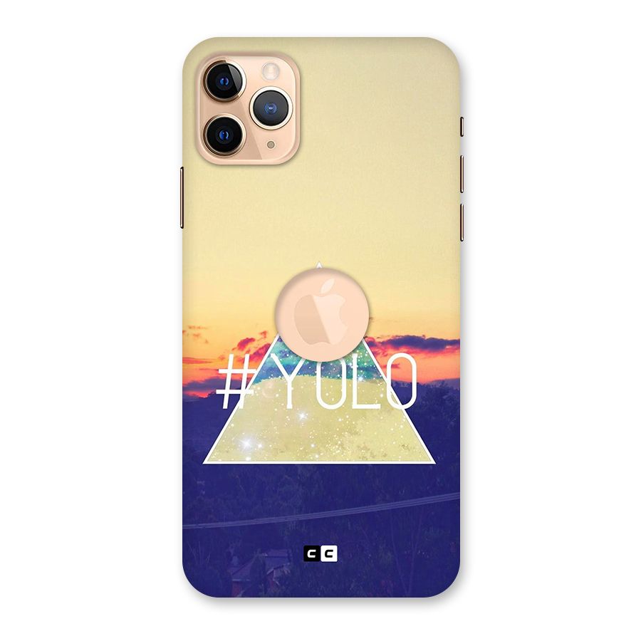Yolo illuminati Back Case for iPhone 11 Pro Max Logo Cut