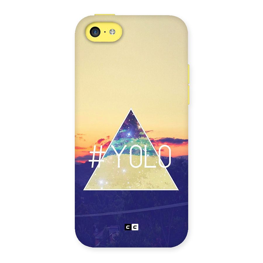 Yolo illuminati Back Case for iPhone 5C